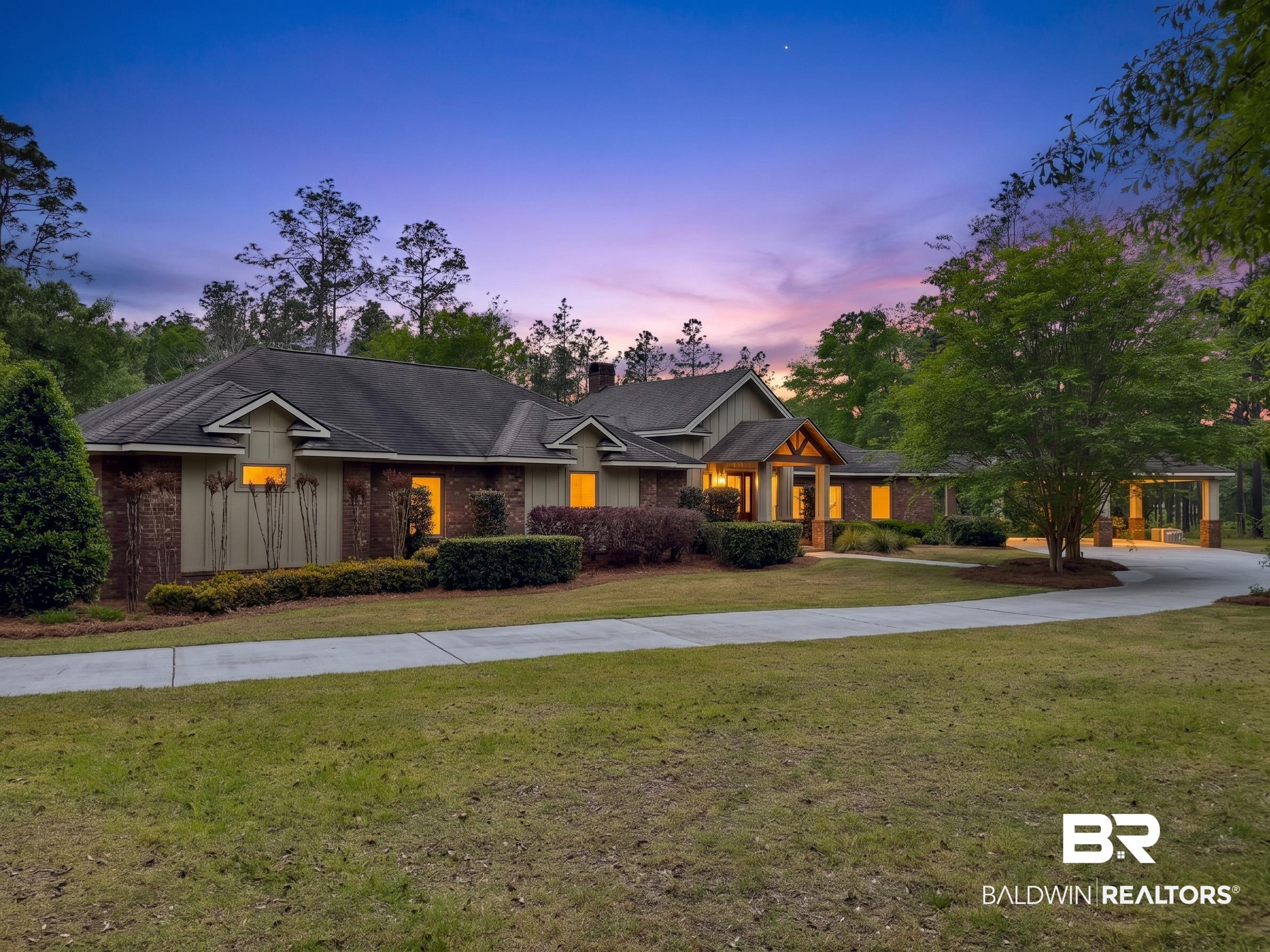 47252 Emmons Road Bay Minette, AL 36507 - Photo 4 of 50 Craftsman-style house featuring a lawn and a chimney