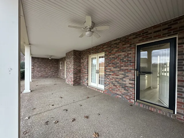 a view of a house with an empty space