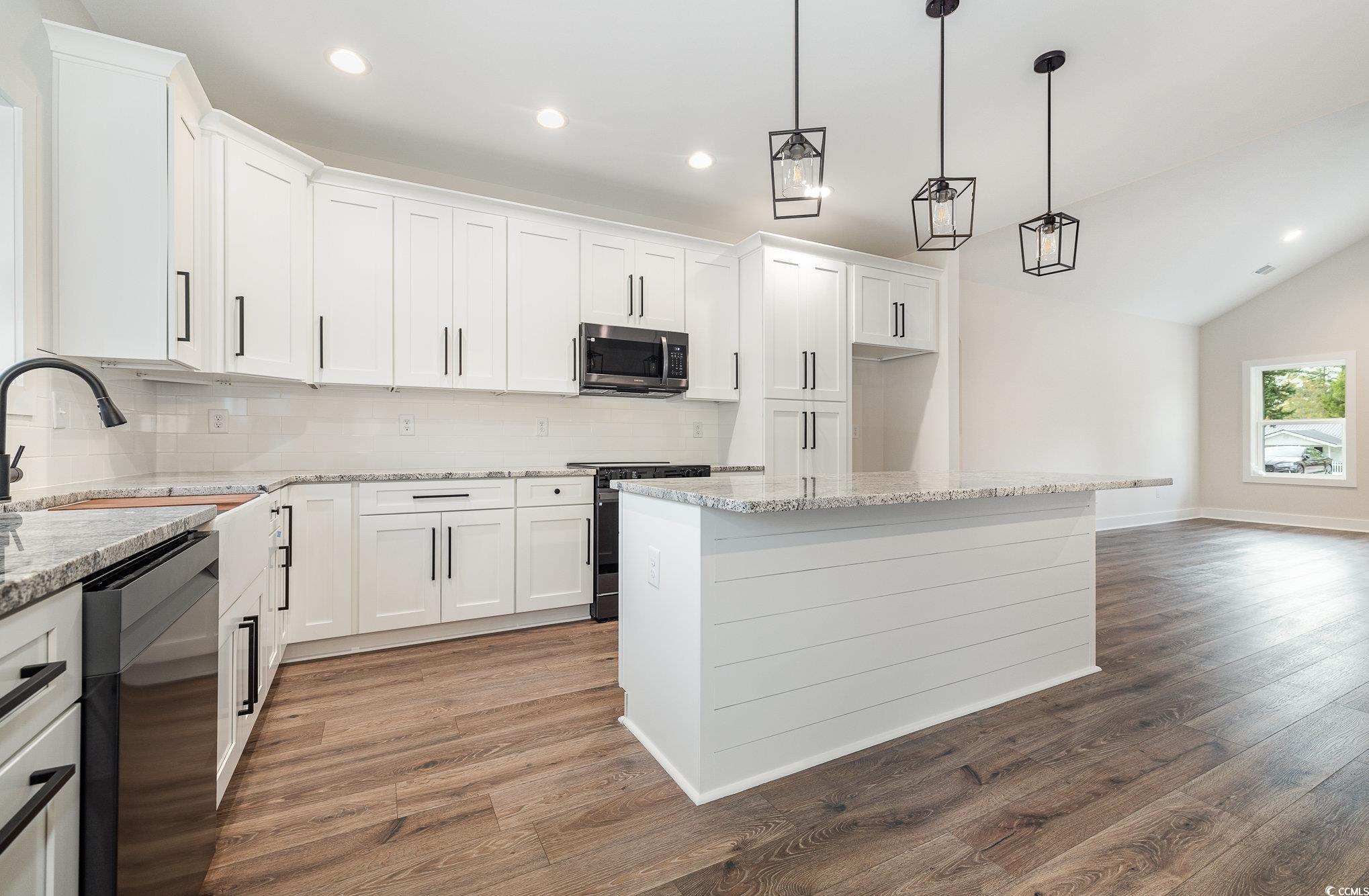983 Pisgah Church Road Aynor, SC 29511 - Photo 12 of 37 Kitchen featuring dark wood finished floors, white