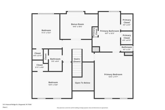 $2,485 | 5111 Natural Bridge Drive, Houston, TX 77345