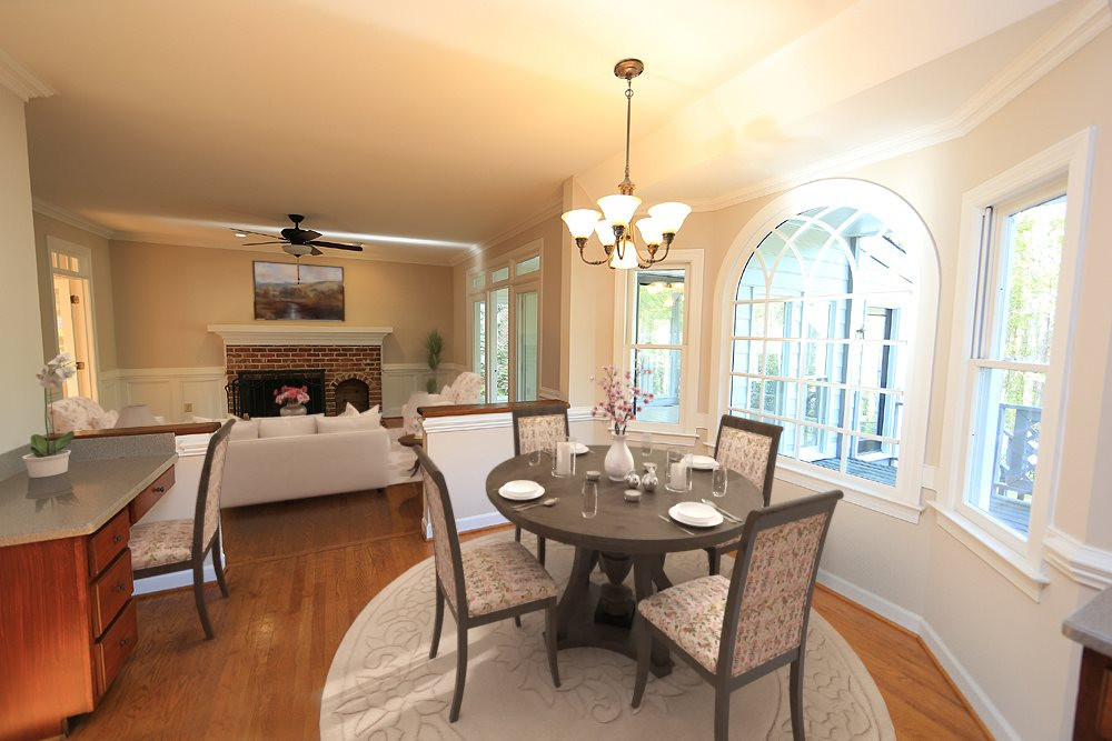 7809 Ketley Court Raleigh, NC 27615 - Photo 11 of 30 Enjoy a meal with the sun shining in through the Bay window. Disclaimer: image virtually staged