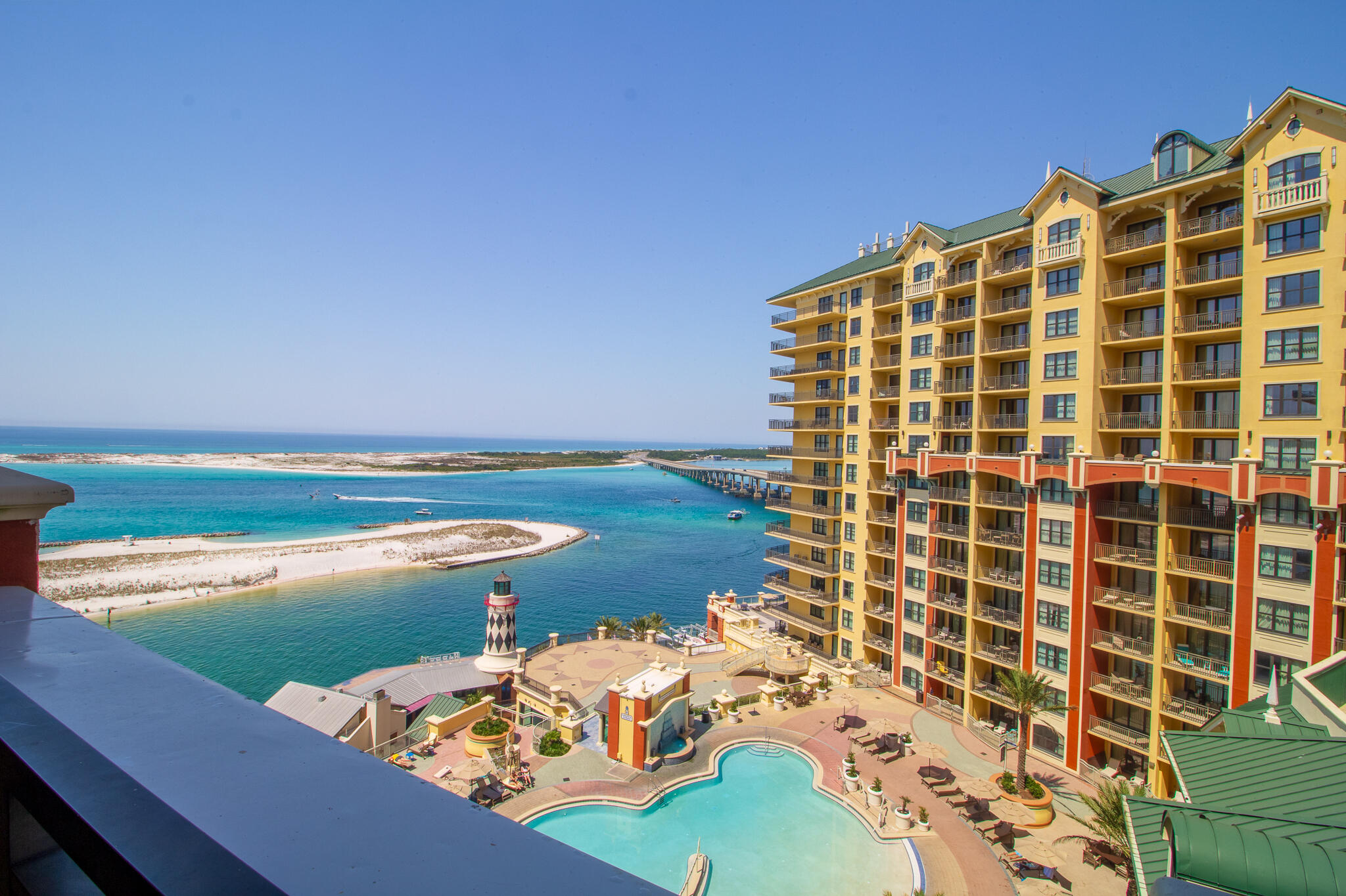 10 Harbor Boulevard, Unit E803G Destin, FL 32541 - Photo 8 of 28 a view of a large building with a lake view