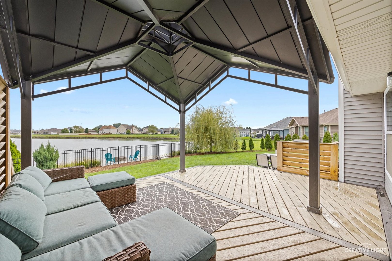 618 Peacock Place Manteno, IL 60950 - Photo 29 of 31 a view of a patio with couches chairs dining table and chairs