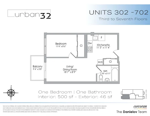 a front view of a building