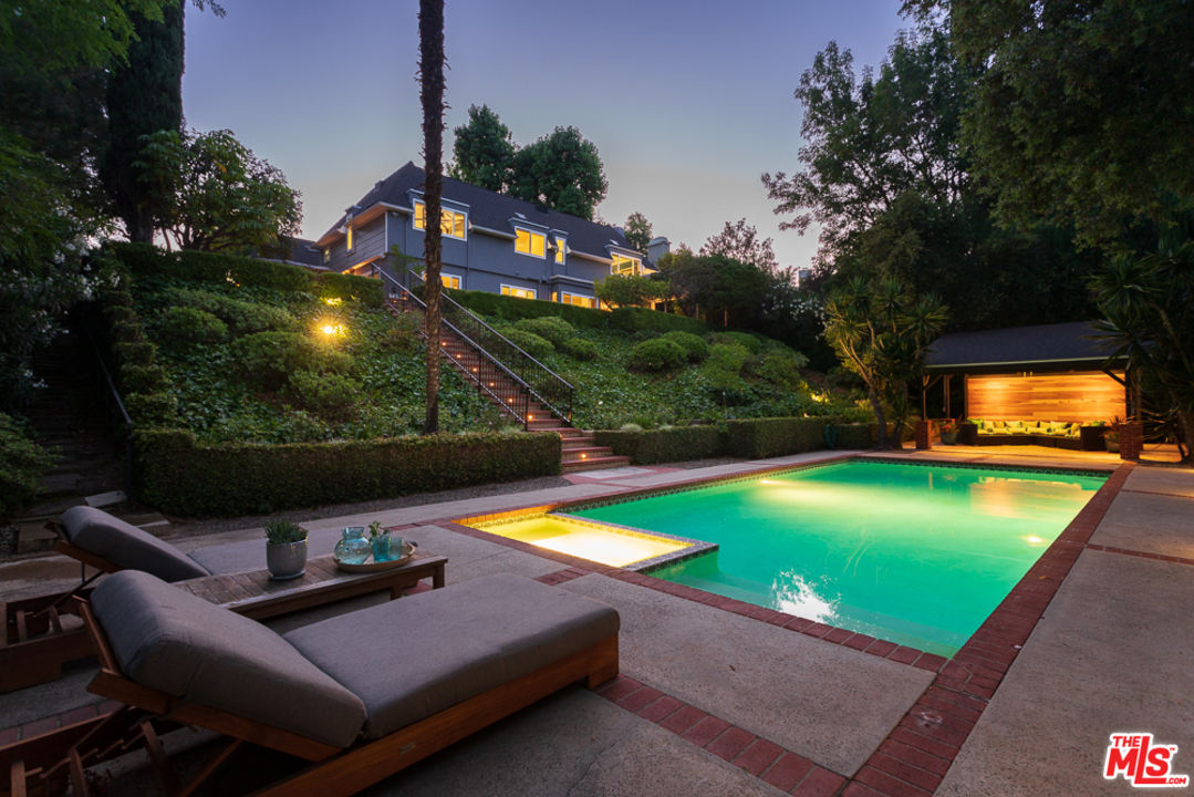 70 Club Road Pasadena, CA 91105 - Photo 29 of 38 an outdoor space with swimming pool and furniture