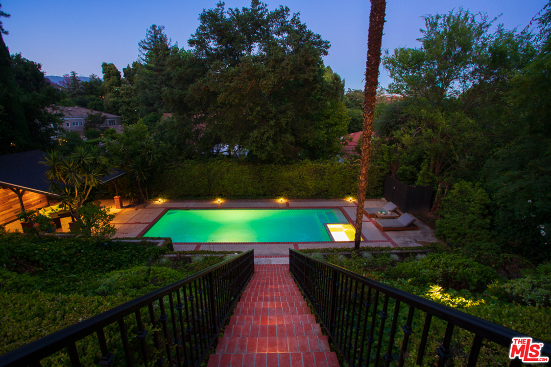 70 Club Road Pasadena, CA 91105 - Photo 34 of 38 a view of swimming pool from a balcony