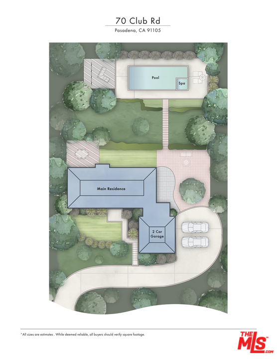 70 Club Road Pasadena, CA 91105 - Photo 36 of 38 a picture of a bench in front of a building