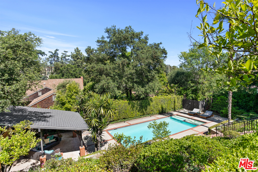 70 Club Road Pasadena, CA 91105 - Photo 8 of 38 an aerial view of a house