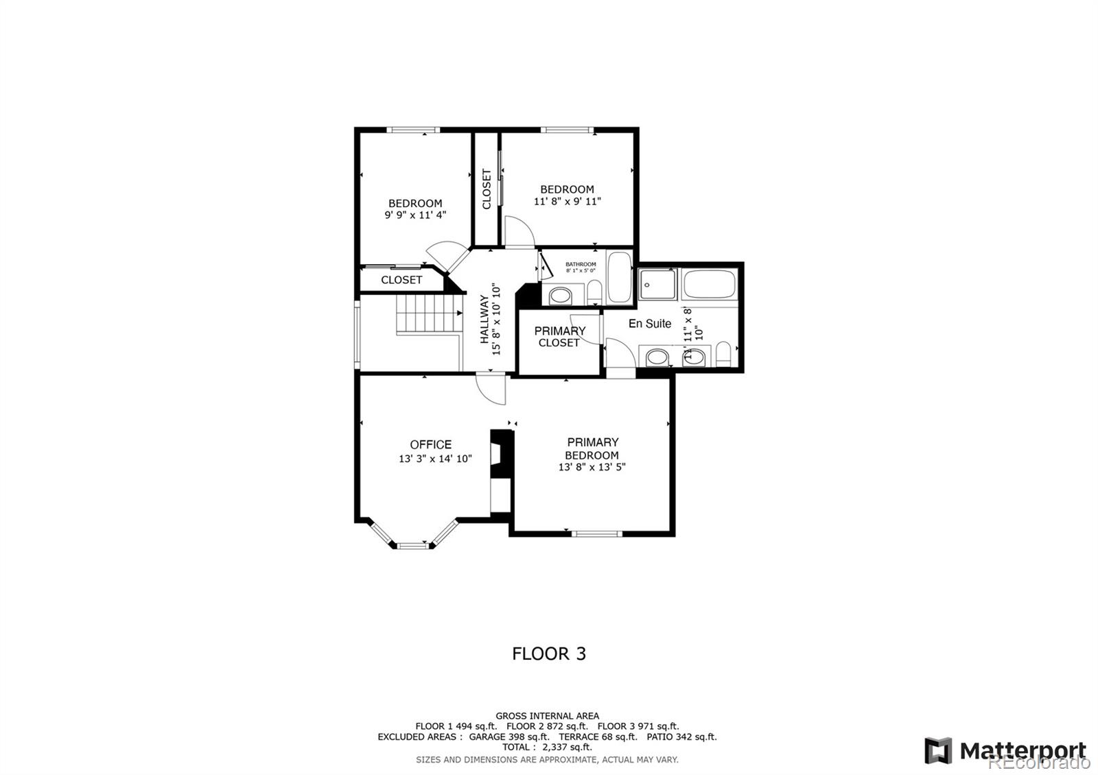 9810 Mulberry Way Highlands Ranch, CO 80129 - Photo 47 of 49 a picture of a floor plan