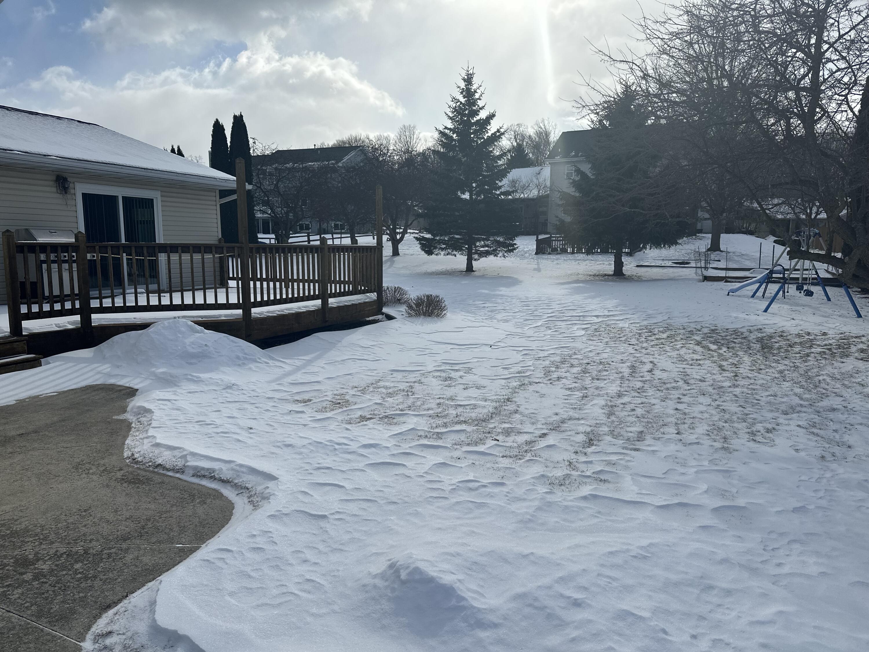 427 Limestone Street Kiel, WI 53042 - Photo 20 of 25 Deck with dual access and back yard!