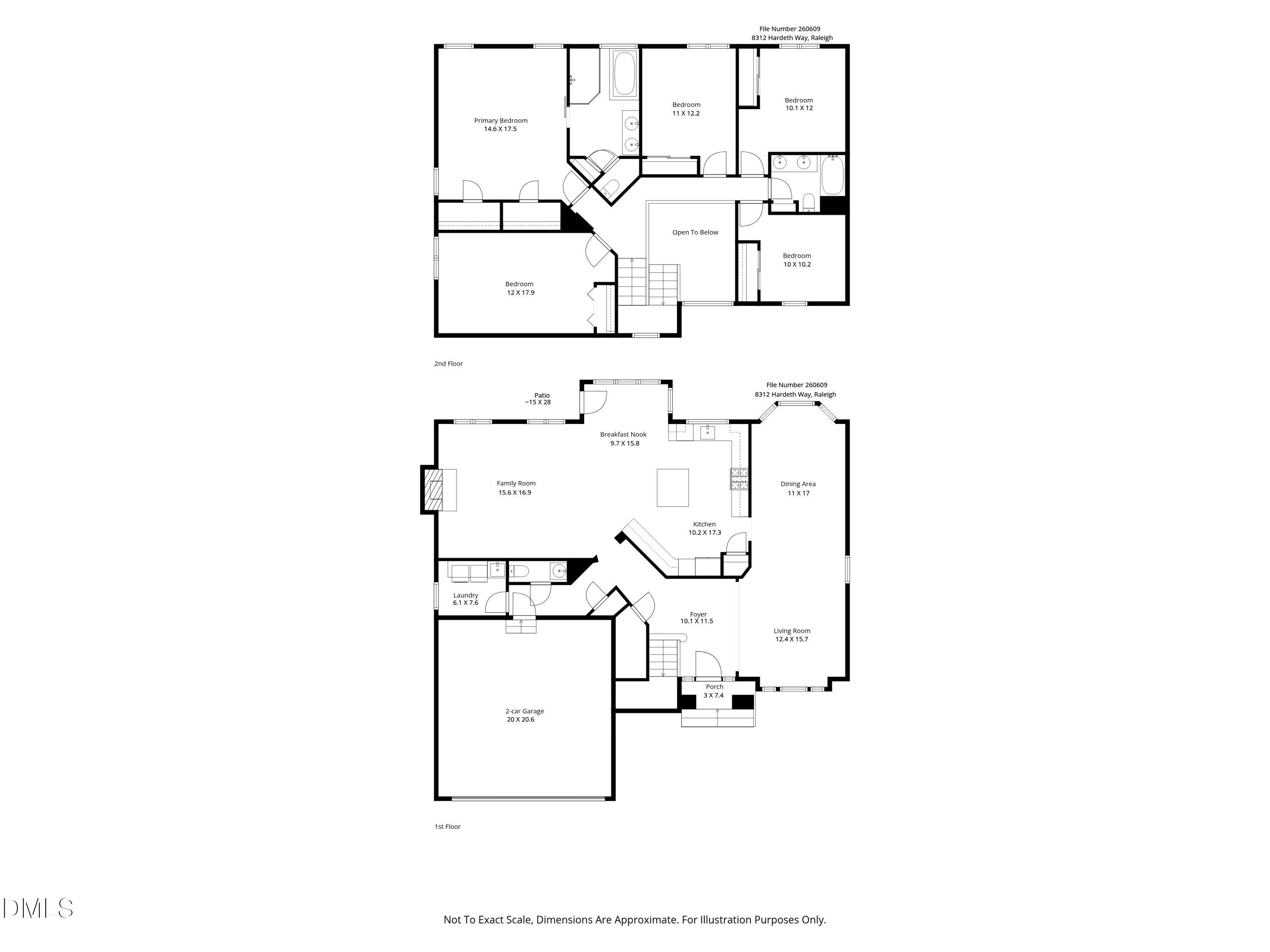 8312 Hardeth Way Raleigh, NC 27616 - Photo 26 of 26 Floor plan