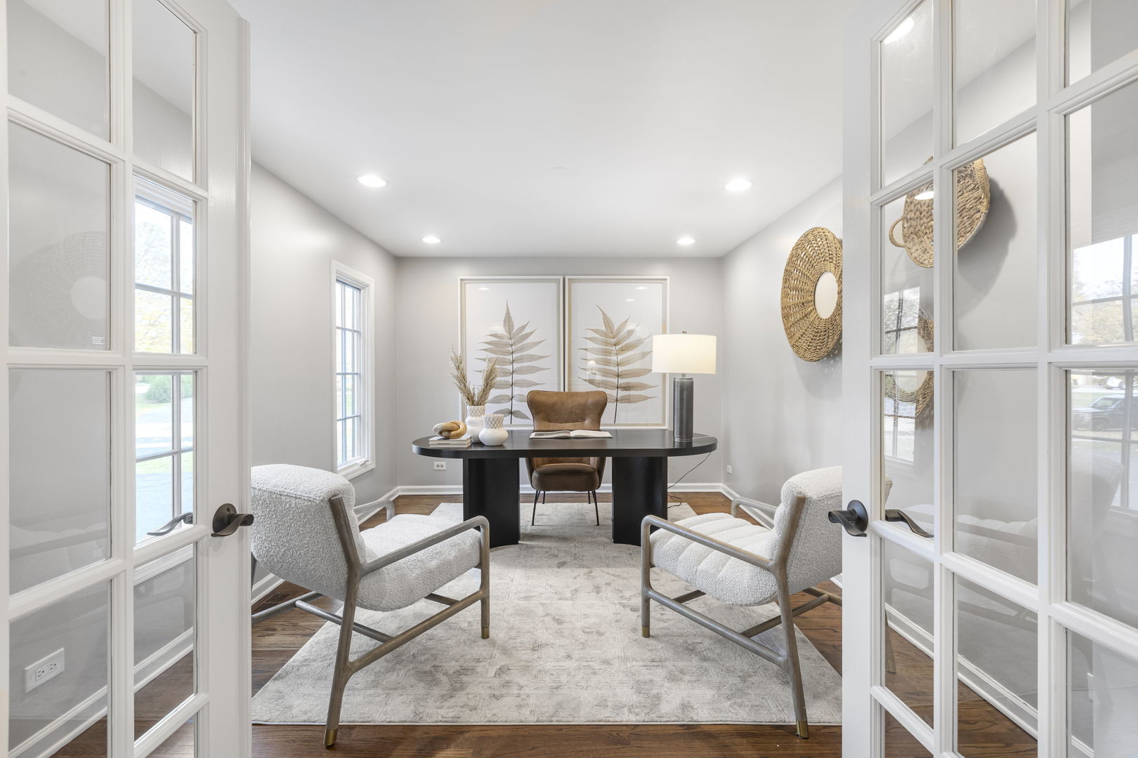 540 Buena Road Lake Forest, IL 60045 - Photo 12 of 35 a living room with furniture a rug and white walls