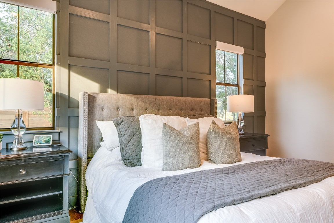 5904 Hudson Bend Road Austin, TX 78734 - Photo 19 of 37 Expansive primary with plenty of room for a king sized bed and sitting area.