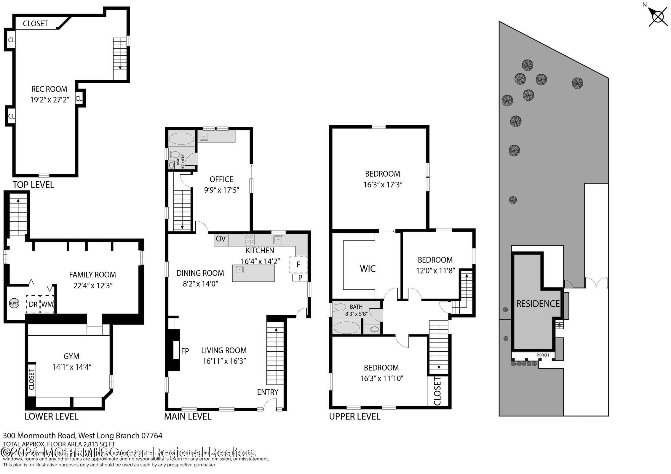300 Monmouth Road West Long Branch, NJ 07764 - Photo 8 of 10 a picture of a floor plan