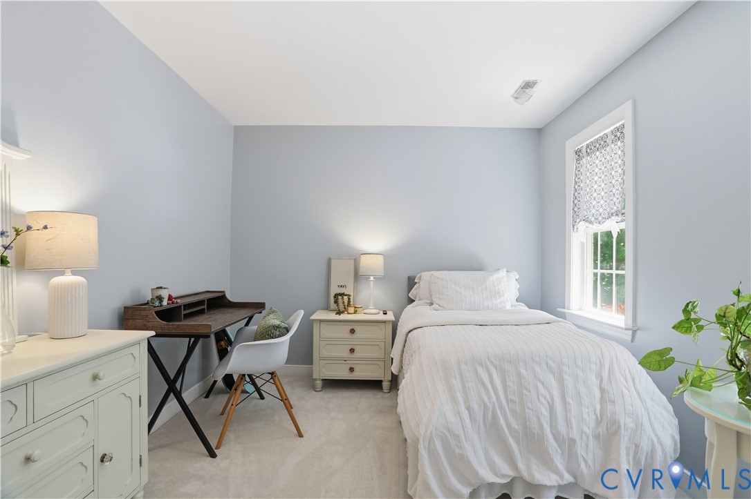 1570 Rock Castle Road Goochland, VA 23063 - Photo 29 of 53 Bedroom #2 - Light blue walls complement the light