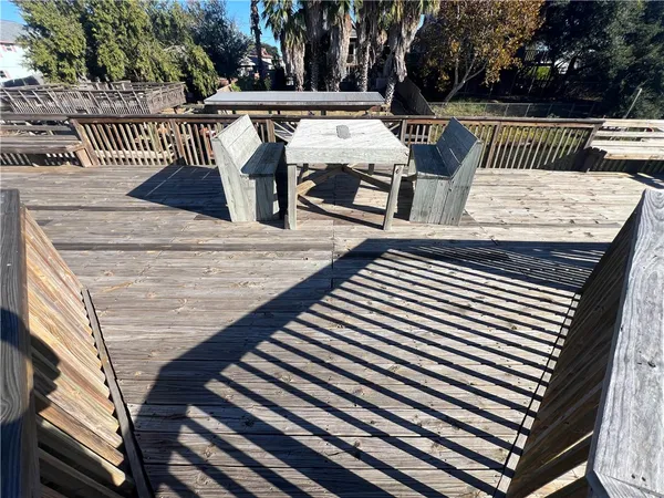 a view of outdoor space with seating space