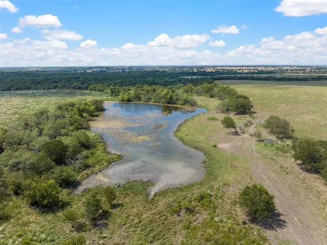 a view of a lake with a mountain