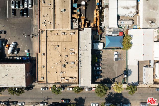 an aerial view of waterside residential building