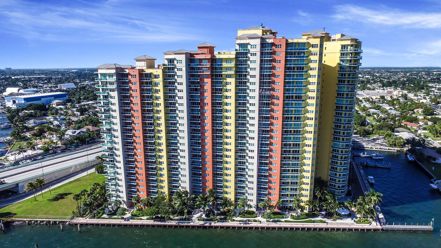 2640 Lake Shore Drive, Unit 1011 Riviera Beach, FL 33404 - Photo 29 of 60 a view of a city that has tall buildings