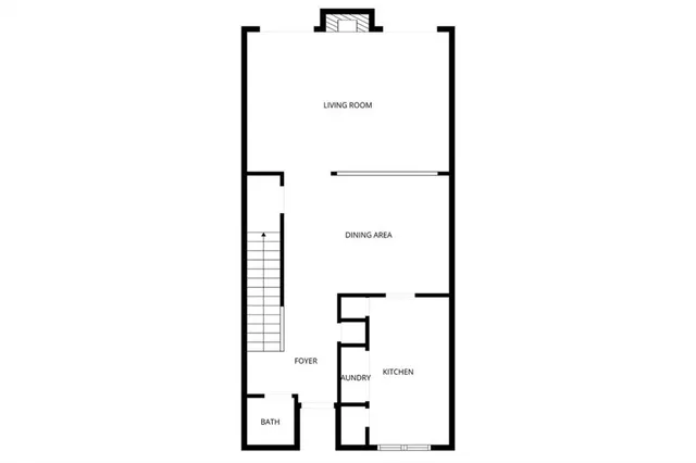 a picture of a bench in room