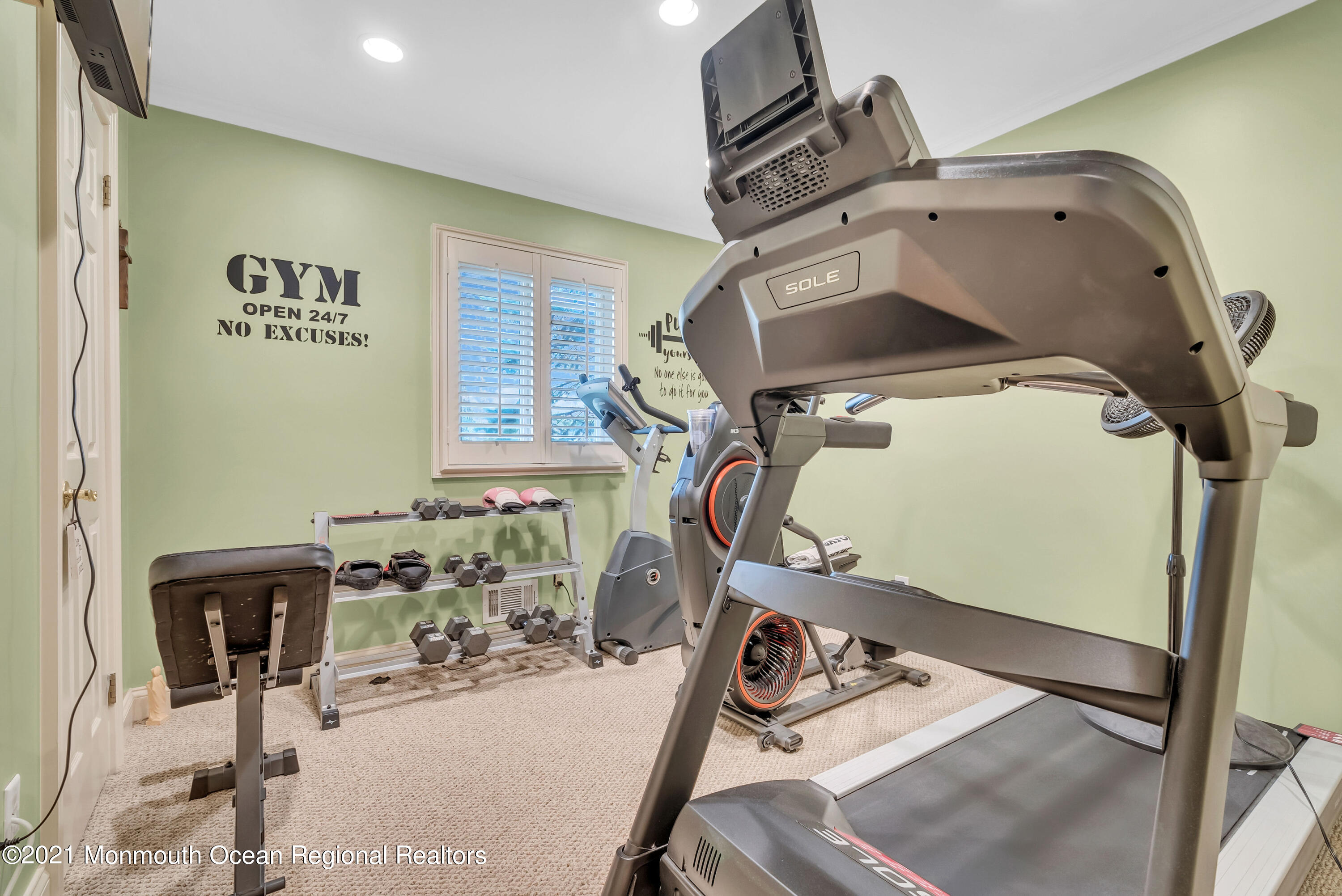 128 Whalepond Road Oakhurst, NJ 07755 - Photo 23 of 33 a view of gym equipment and children play room