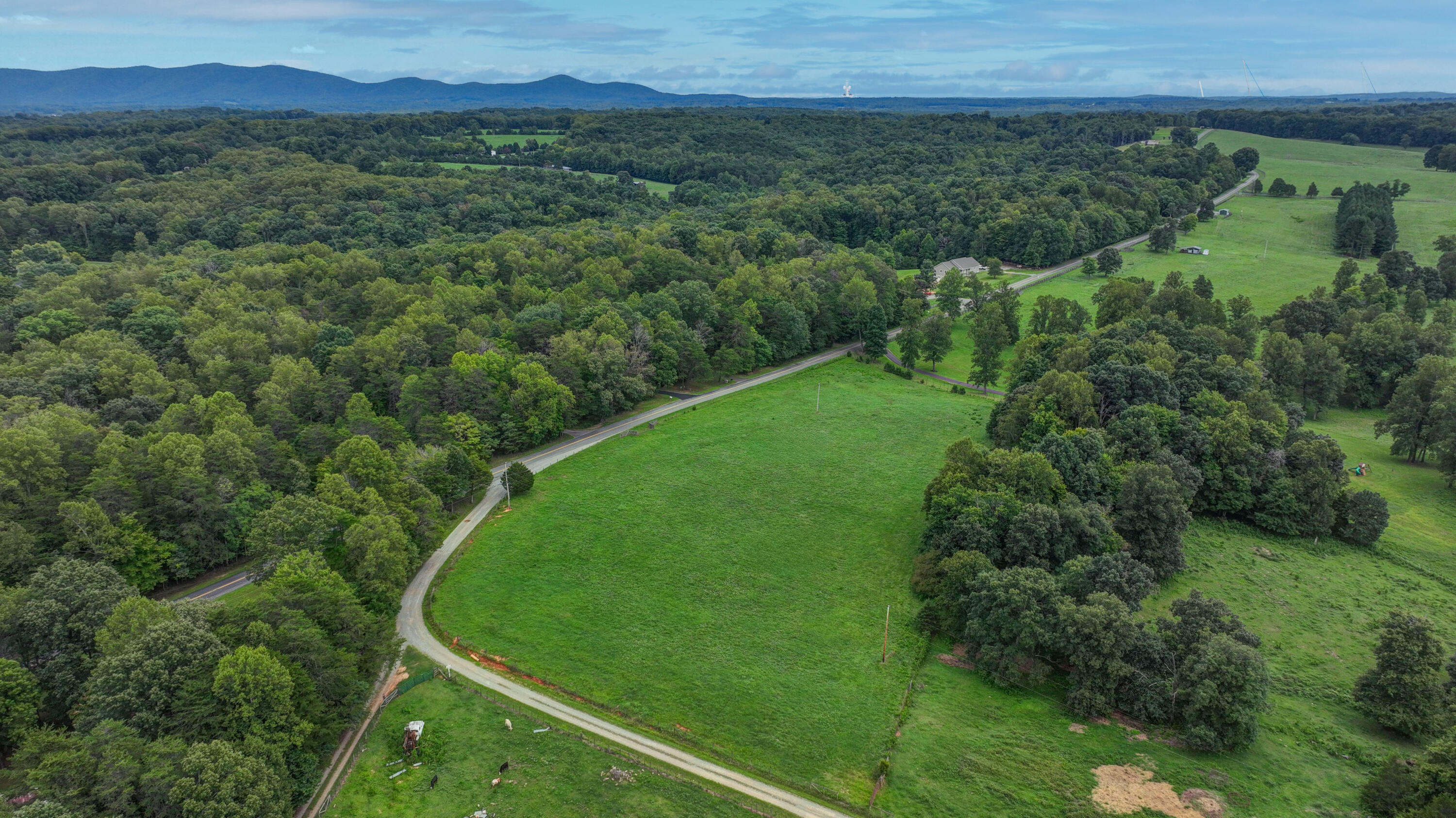 Lot A Kemp Ford Road Union Hall, VA 24176 - Photo 7 of 8 a view of a lush green forest with a house