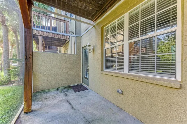 an aerial view of a garden