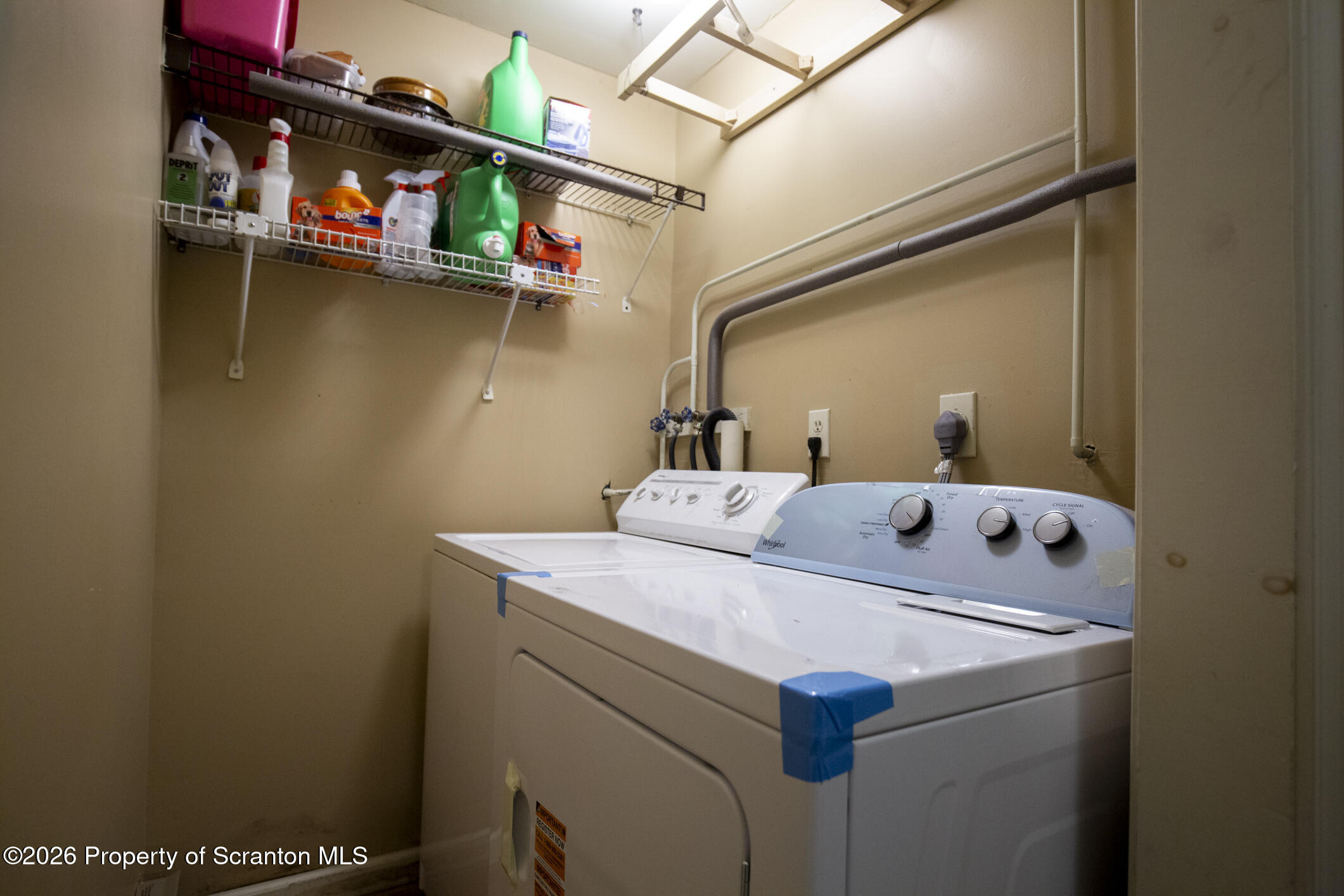 1290 Brookfield Road Lake Ariel, PA 18436 - Photo 40 of 47 a utility room with dryer and washer
