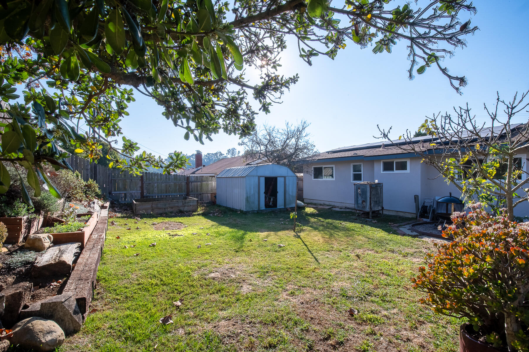348 Coronado Drive Goleta, CA 93117 - Photo 19 of 21 a backyard of a house with yard and outdoor seating