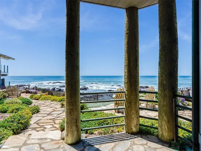 a view of a city from a building
