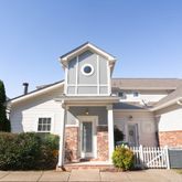 a view of a house with a porch