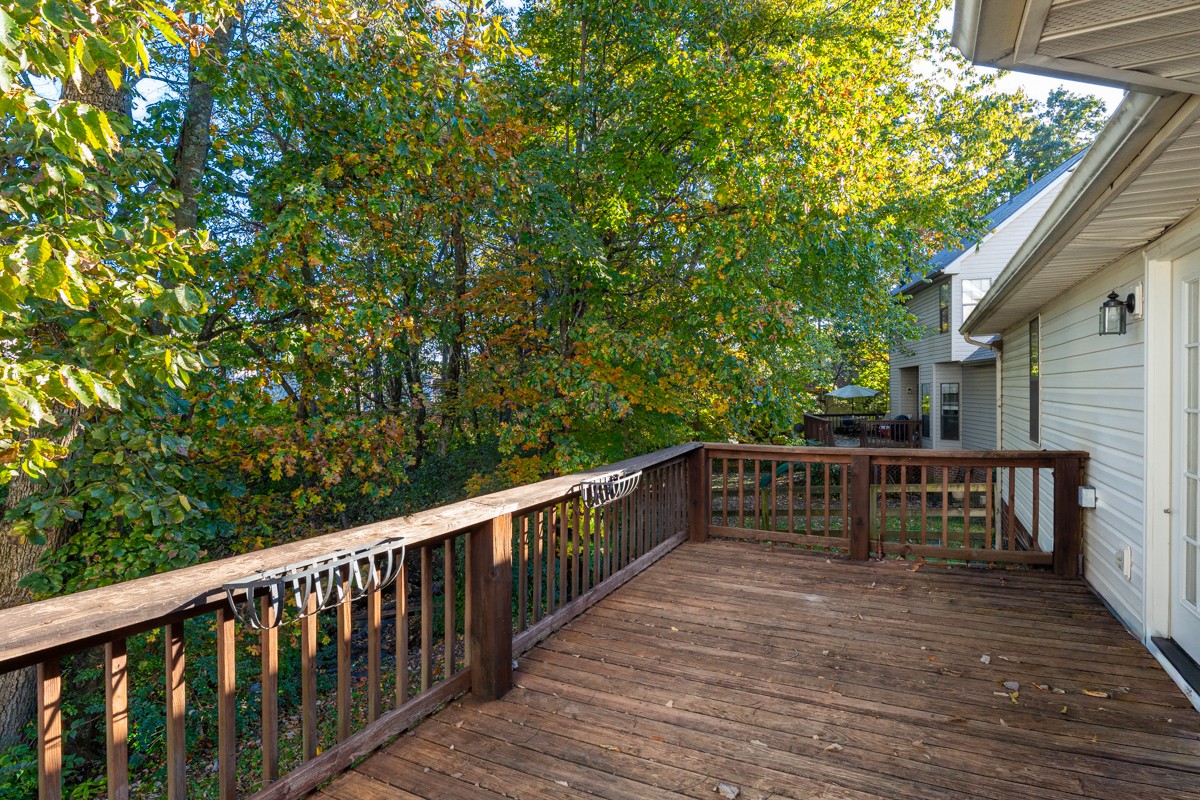 3817 Bryce Road Nashville, TN 37211 - Photo 24 of 26 a view of balcony with furniture and wooden deck