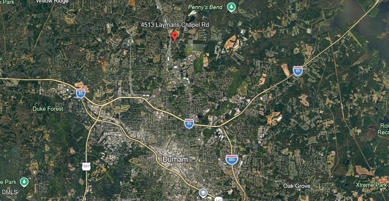 4513 Laymans Chapel Road Durham, NC 27704 - Photo 13 of 15 Google earth aerial