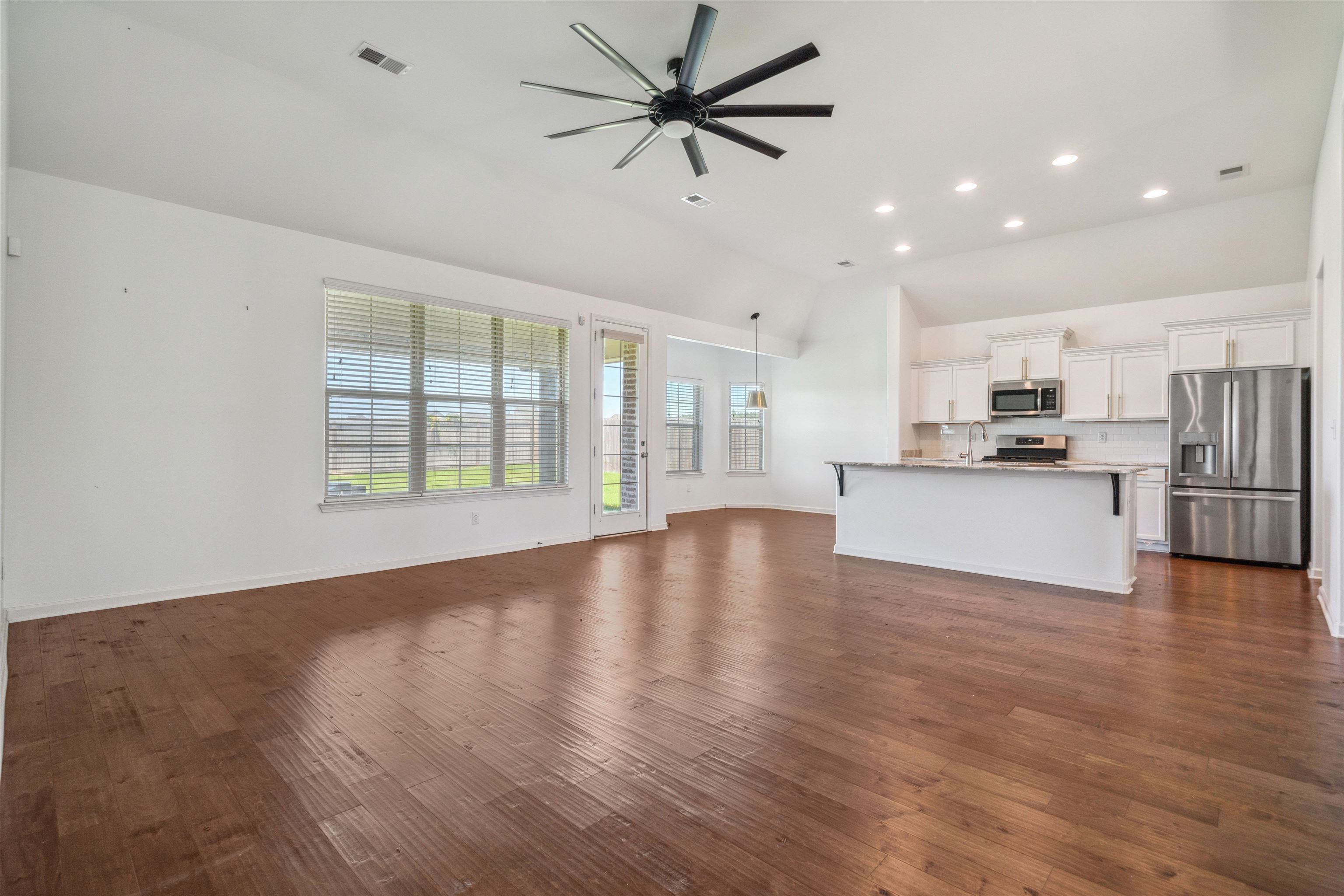 75 Cypress Point Road Oakland, TN 38060 - Photo 33 of 38 a view of kitchen with stainless steel appliances refrigerator oven and cabinets