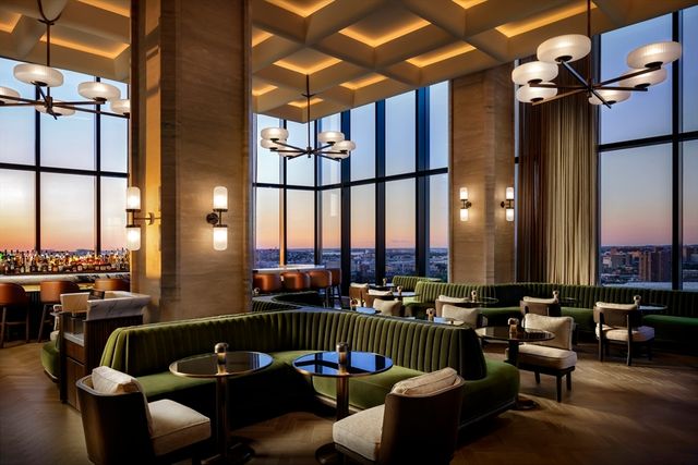 a view of a chairs and table in the patio