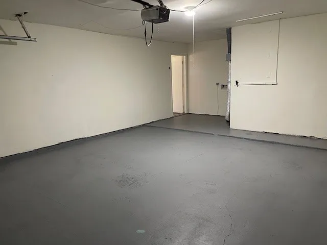 a view of a room with an empty space