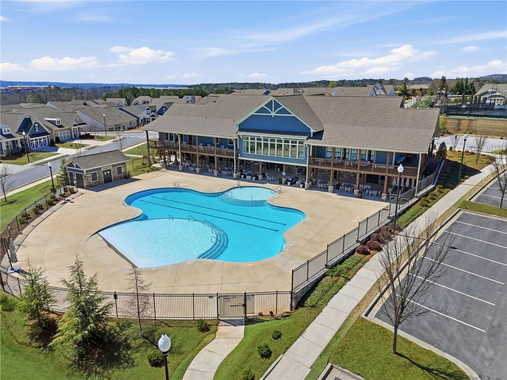 1413 Bluffs Ridge Way Canton, GA 30114 - Photo 55 of 62 a view of a balcony with chairs