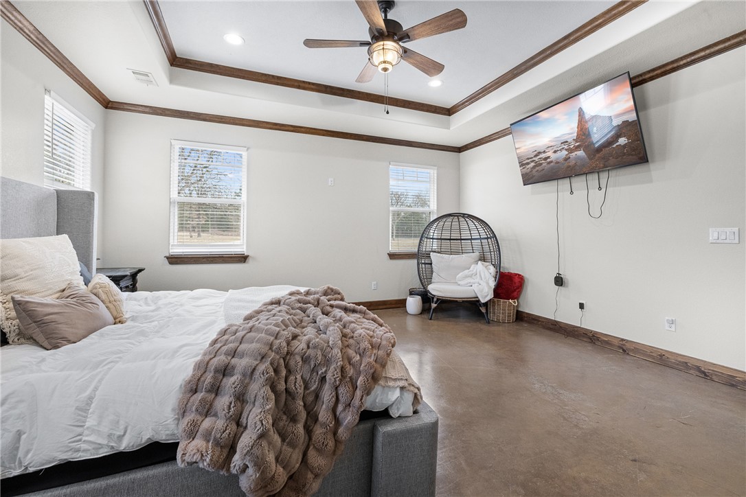 7440 Fm 39 Road South North Zulch, TX 77872 - Photo 23 of 50 a bedroom with a bed and a window