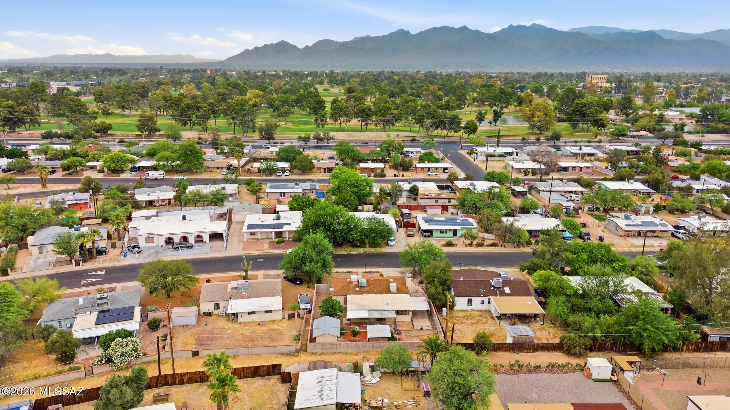 3632 East Juarez Street Tucson, AZ 85713 - Photo 34 of 37 Aerial- Reid Park area in view (front)