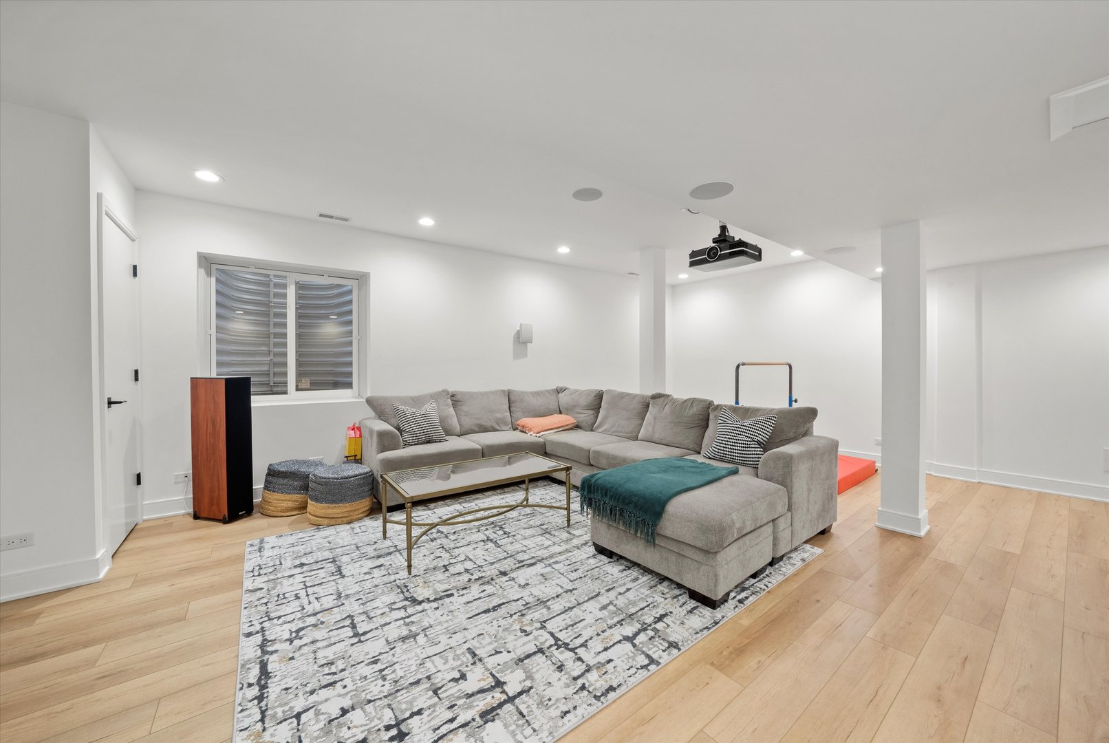 215 Eagle Street Naperville, IL 60540 - Photo 36 of 50 a living room with furniture and a wooden floor