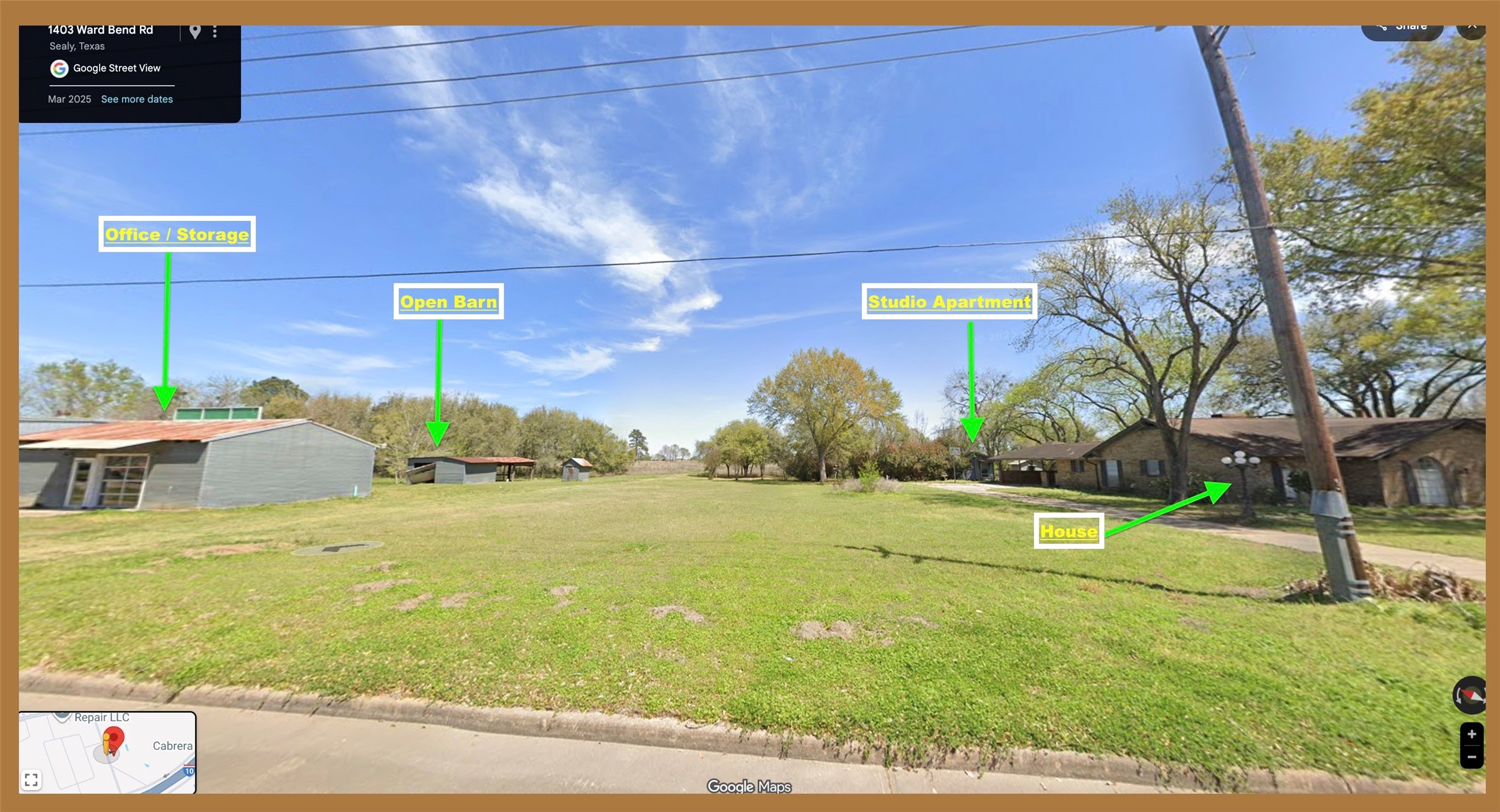 1408 Ward Bend Road Sealy, TX 77474 - Photo 34 of 36 a view of an outdoor space yard