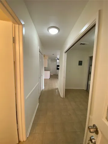 a view of empty room