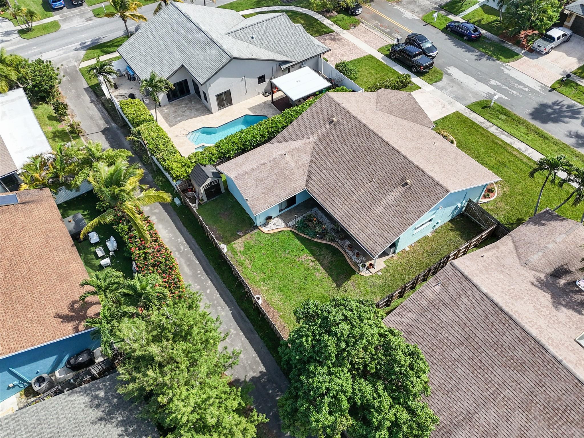 231 Southeast 9th Street Dania Beach, FL 33004 - Photo 14 of 27 an aerial view of a house