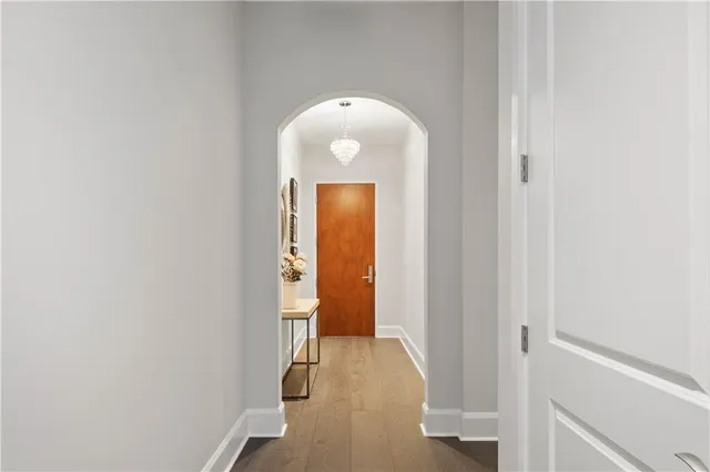 a view of a building with a lot of windows