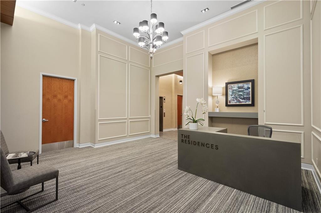 301 Fifth Avenue, Unit 720 Pittsburgh, PA 15222 - Photo 42 of 49 a spacious bathroom with a double vanity sink and a mirror