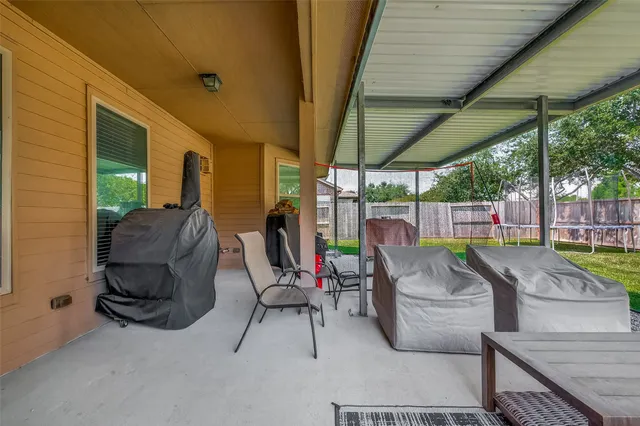 a view of outdoor seating