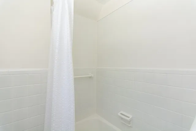 a close up of a bathtub