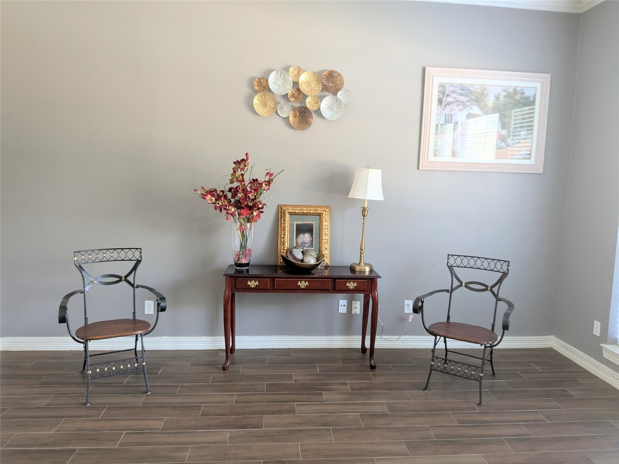 13107 Walnut Lake Road Houston, TX 77065 - Photo 5 of 23 a living room with furniture and a chair