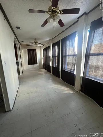 a view of a livingroom with an empty space