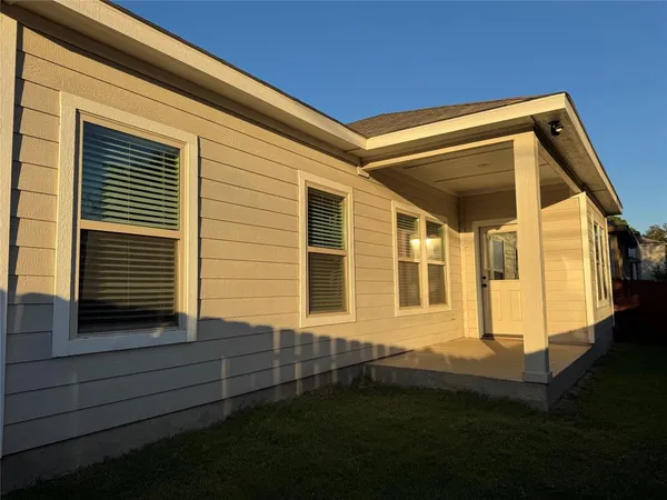 a view of front door of house